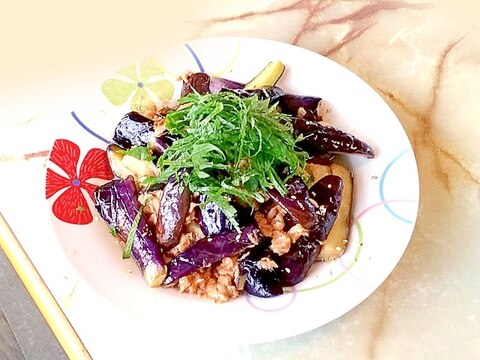 ツナとナスで時短料理!茄子のシーチキン和え♪